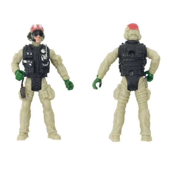 True Heroes The Corps Lanard Military Action Figure Toy 3.5" - 4" Mixed Lot of 5 - Picture 5 of 11